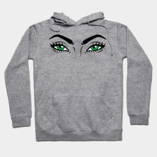 anime green eyes Hoodie